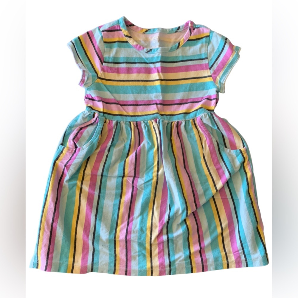 Wonder Nation 100% Cotton 4T Striped Dress